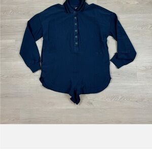 Free people fp movement teach me romper size XS navy blue